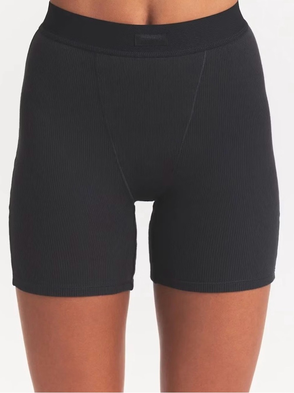 SKIMS Women’s Lounge Boxer Shorts Black Sz M